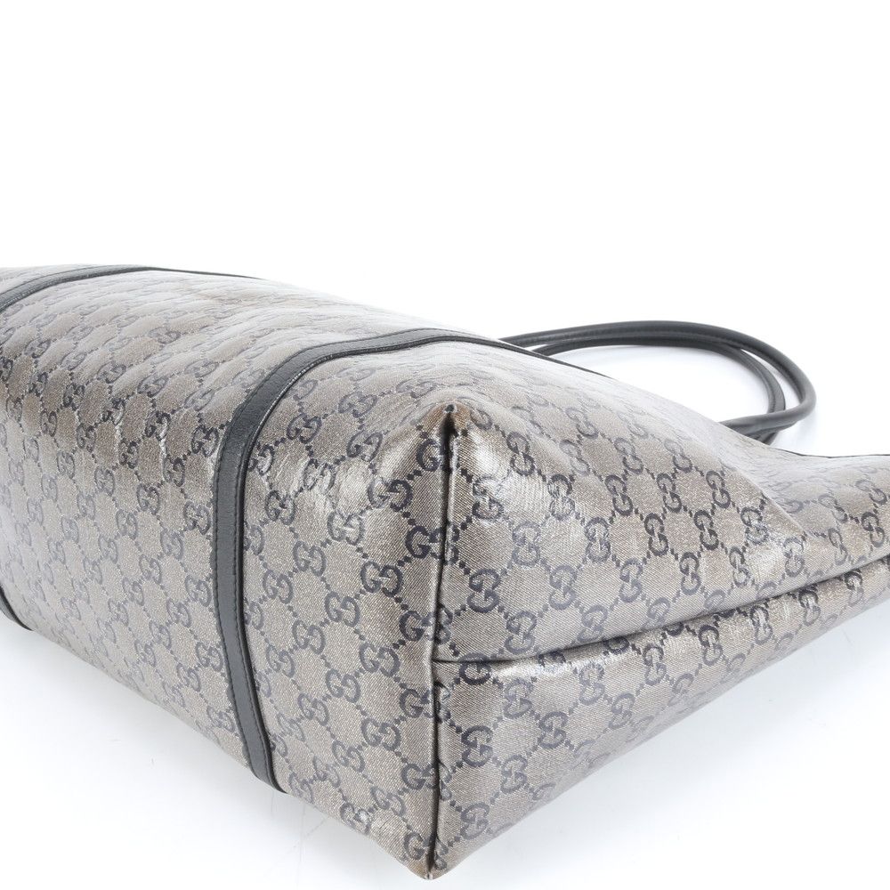 美品 グッチ GG クリスタル 197954 レザー トート バッグ 肩掛け