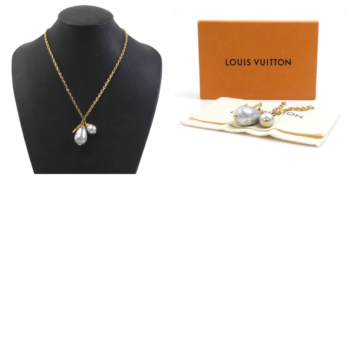 ルイ ヴィトン LOUIS VUITTON ネックレス パンダンティフ ダミエ 