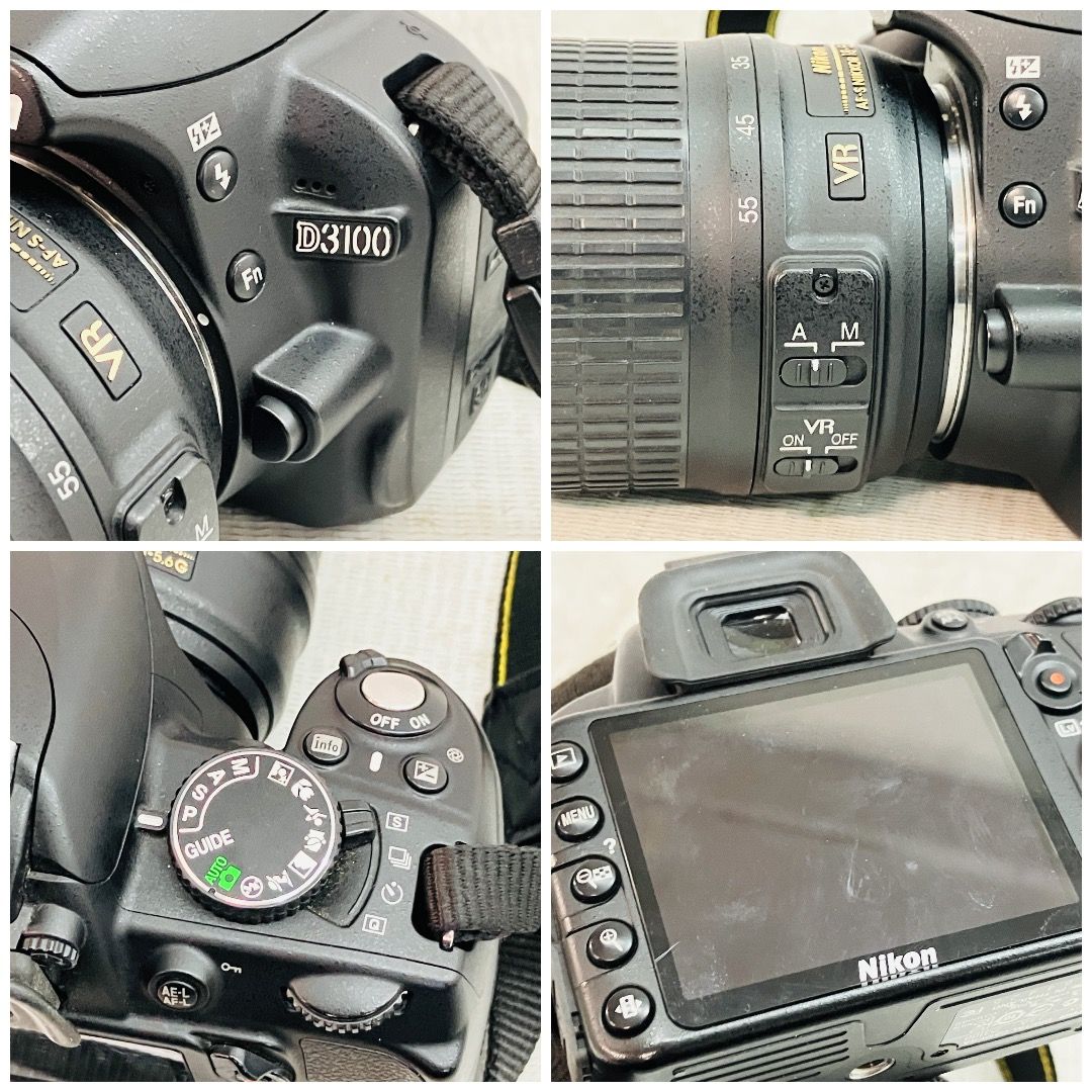 Nikon D3100 AF-S NIKKOR 55-300mm F4.5-5.6G ED 18-55mm F3.5-5.6G DX