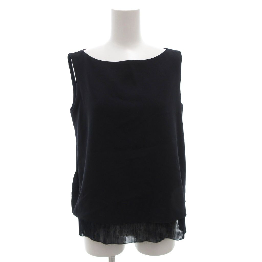 フォクシーニューヨーク FOXEY NEW YORK シャツ ブラウス 38 紺