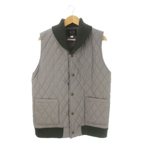 ダックス DAKS キルティングベスト ジャケット 上着 M グレー