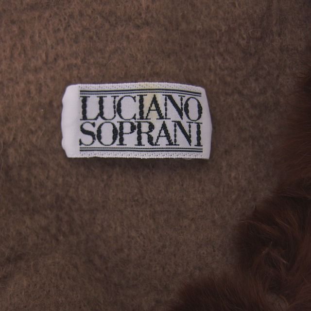 ルチアーノソプラーニ LUCIANO SOPRANI ケープ アウター マント ファー