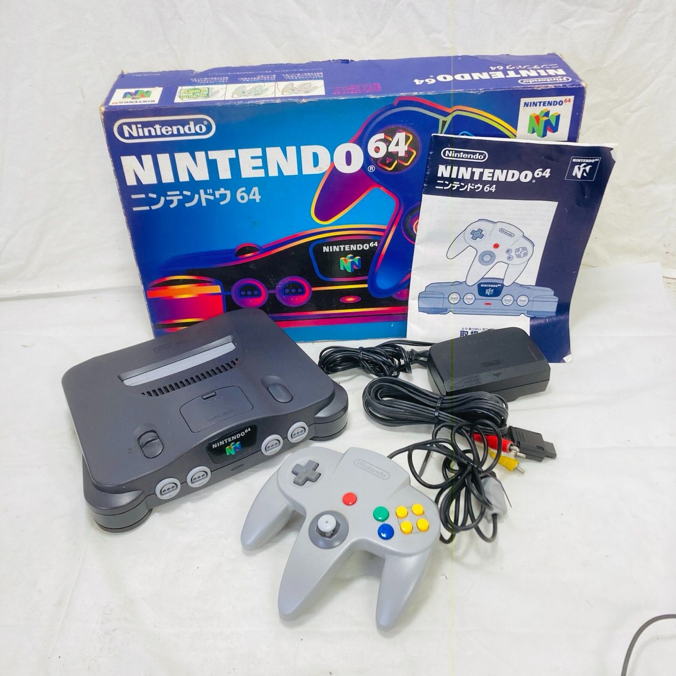 元箱 すぐ遊べるセット動作品 ニンテンドー64 本体 コントローラ 一式