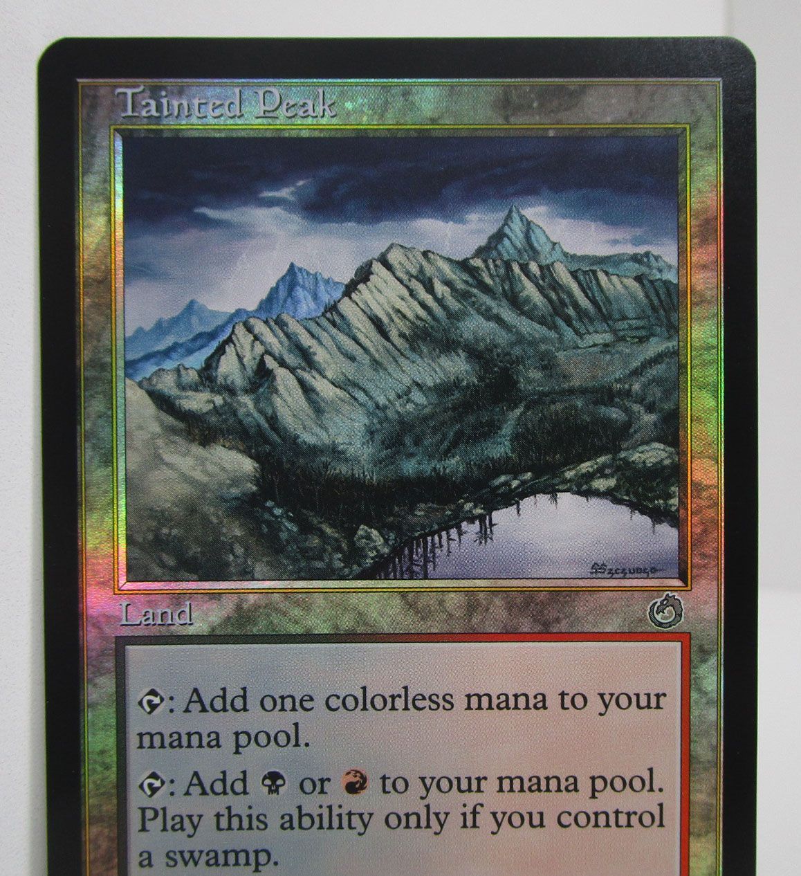 MTG 汚れた峰 Tainted Peak Foil 英語版 プレイ用 - メルカリ