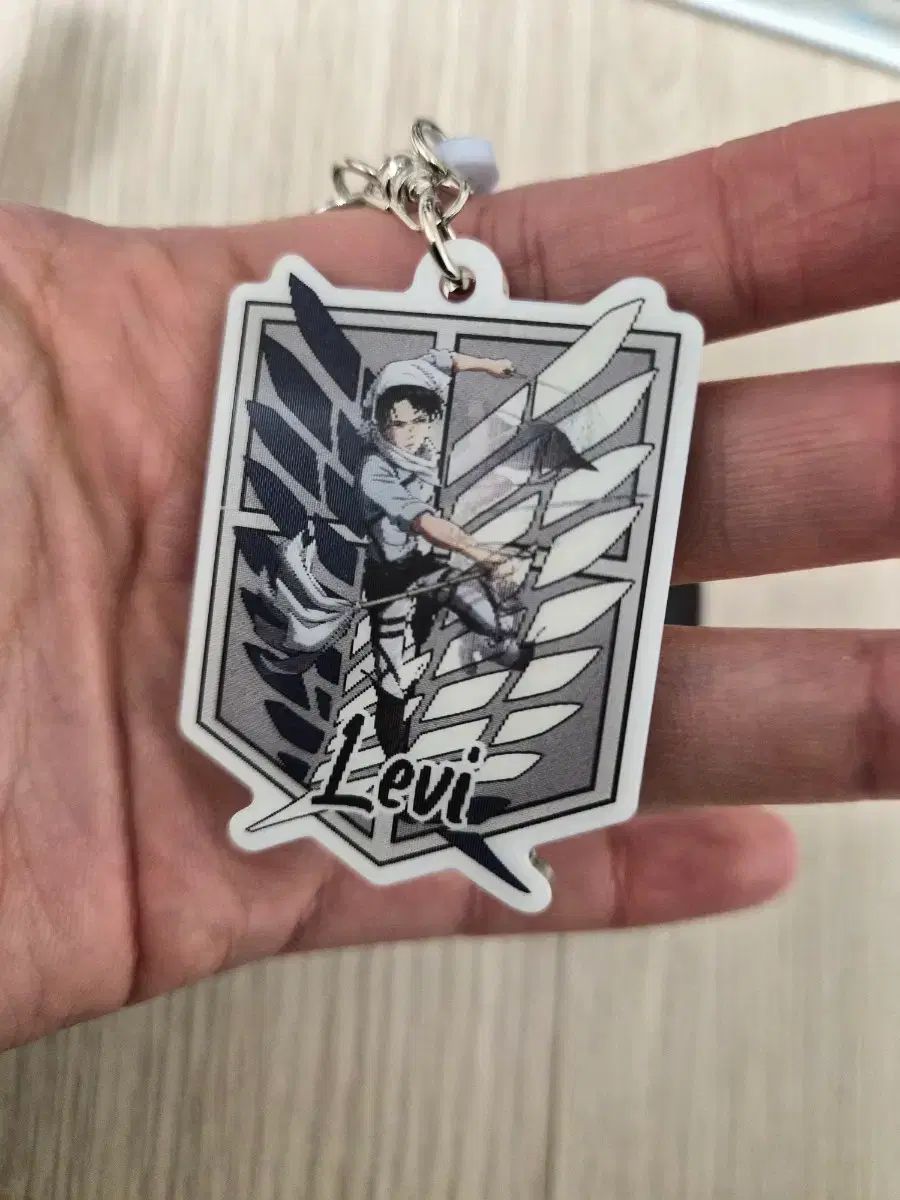 進撃の巨人 フランクバーガー hedn リヴァイ キーホルダー - メルカリ