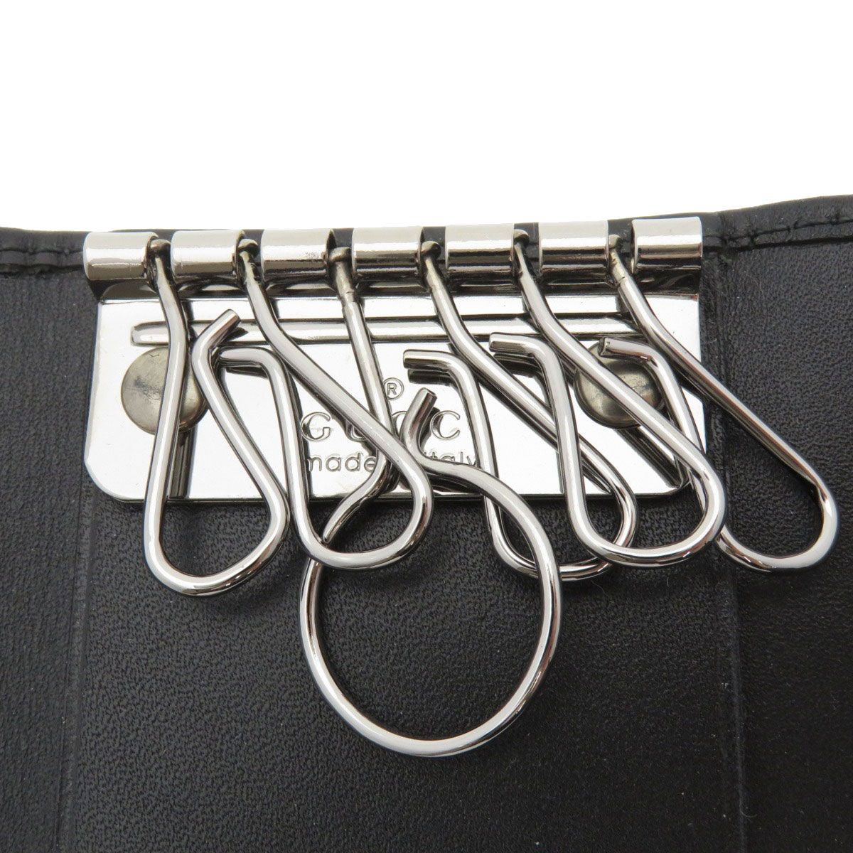 中古　GUCCI キーケース 楽天市場】グッチ 92749 ロゴモチーフ キーケース カーフ メンズ