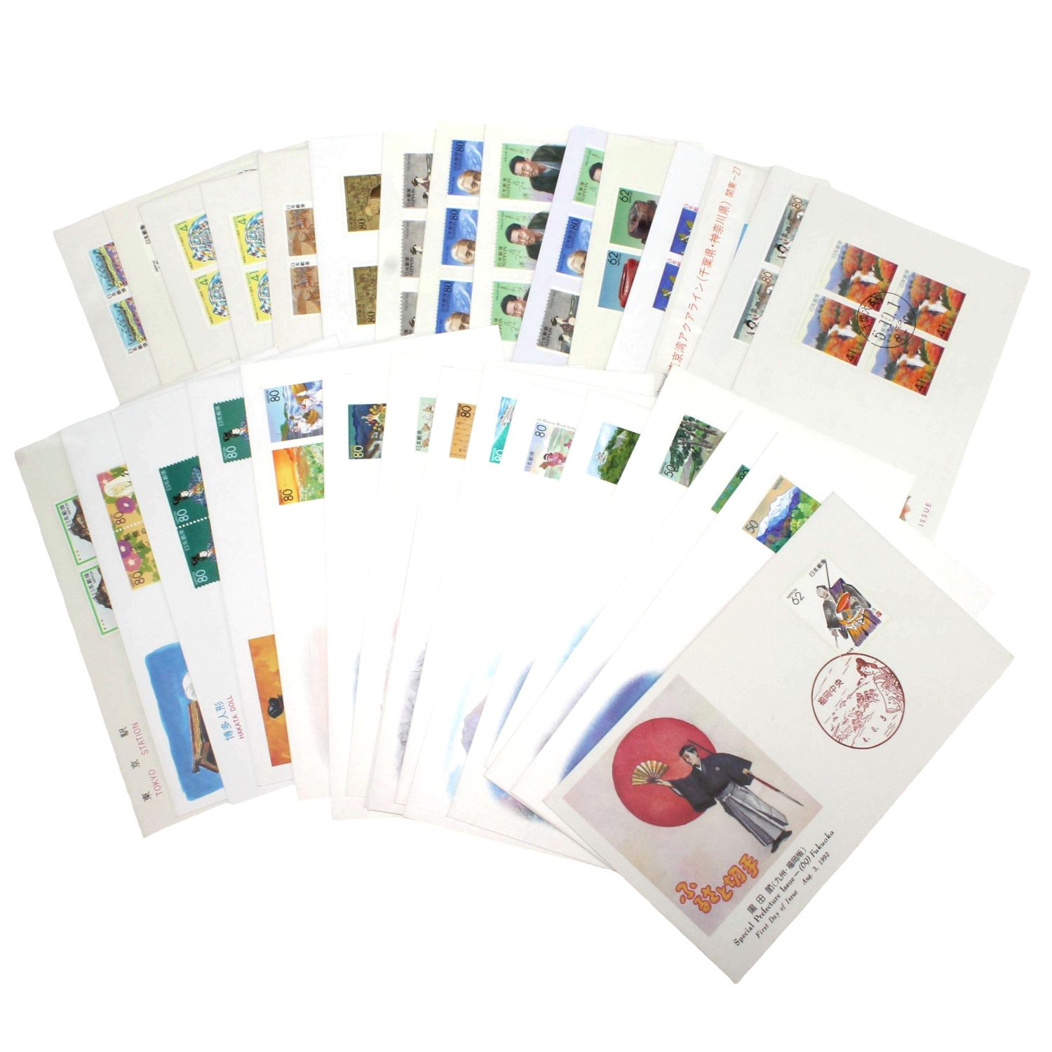 約300枚セット】初日カバー FDC 大量まとめ売り ふるさと切手 記念切手