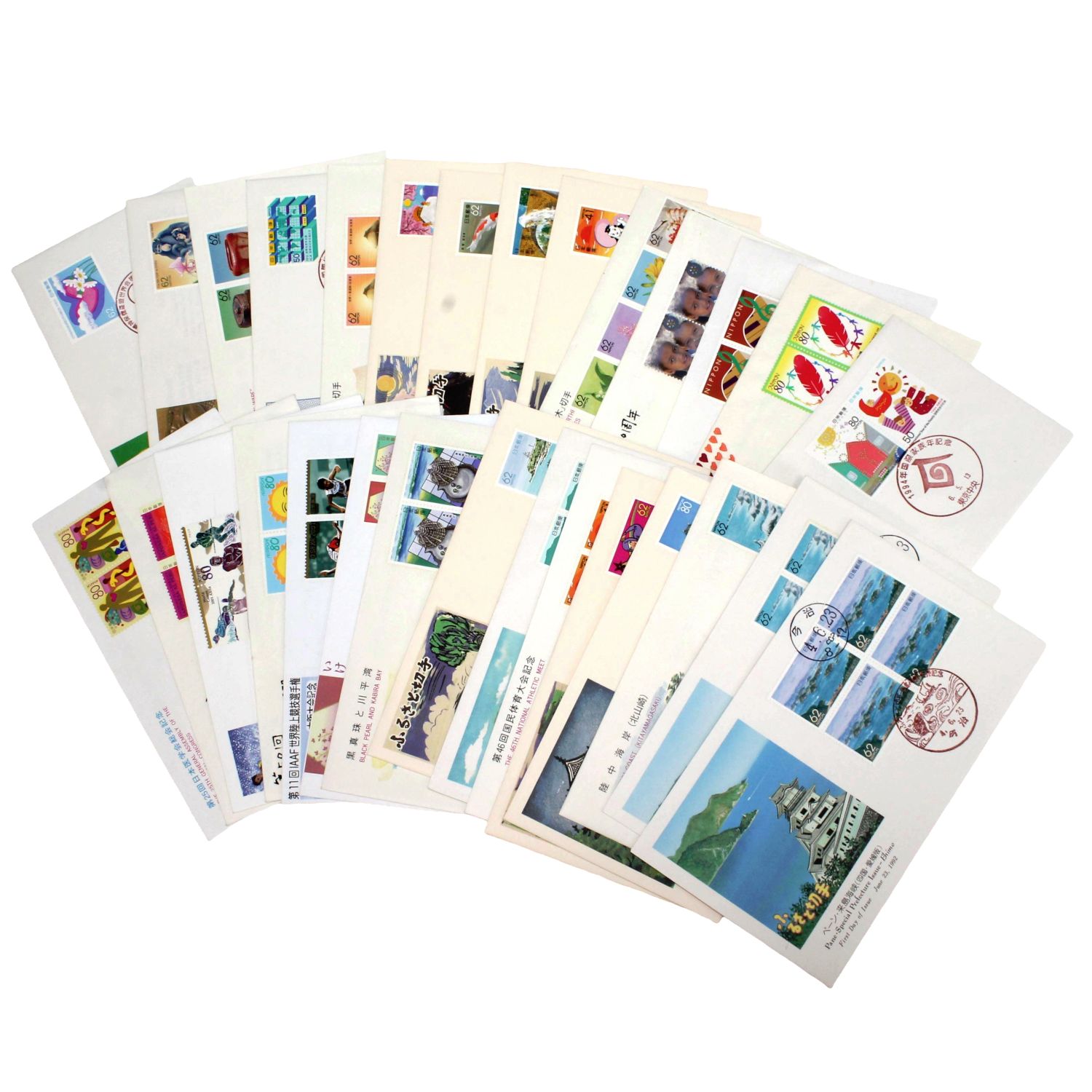 約300枚セット】初日カバー FDC 大量まとめ売り ふるさと切手 記念切手