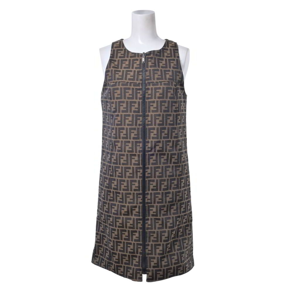 FENDI ヴィンテージ ズッカ柄 リバーシブル ワンピース - メルカリ