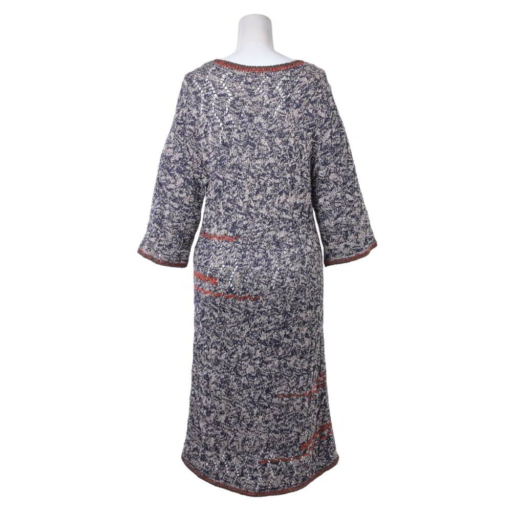 CHANEL P40650K02999 ココマークニット ワンピース ココマークボタン  