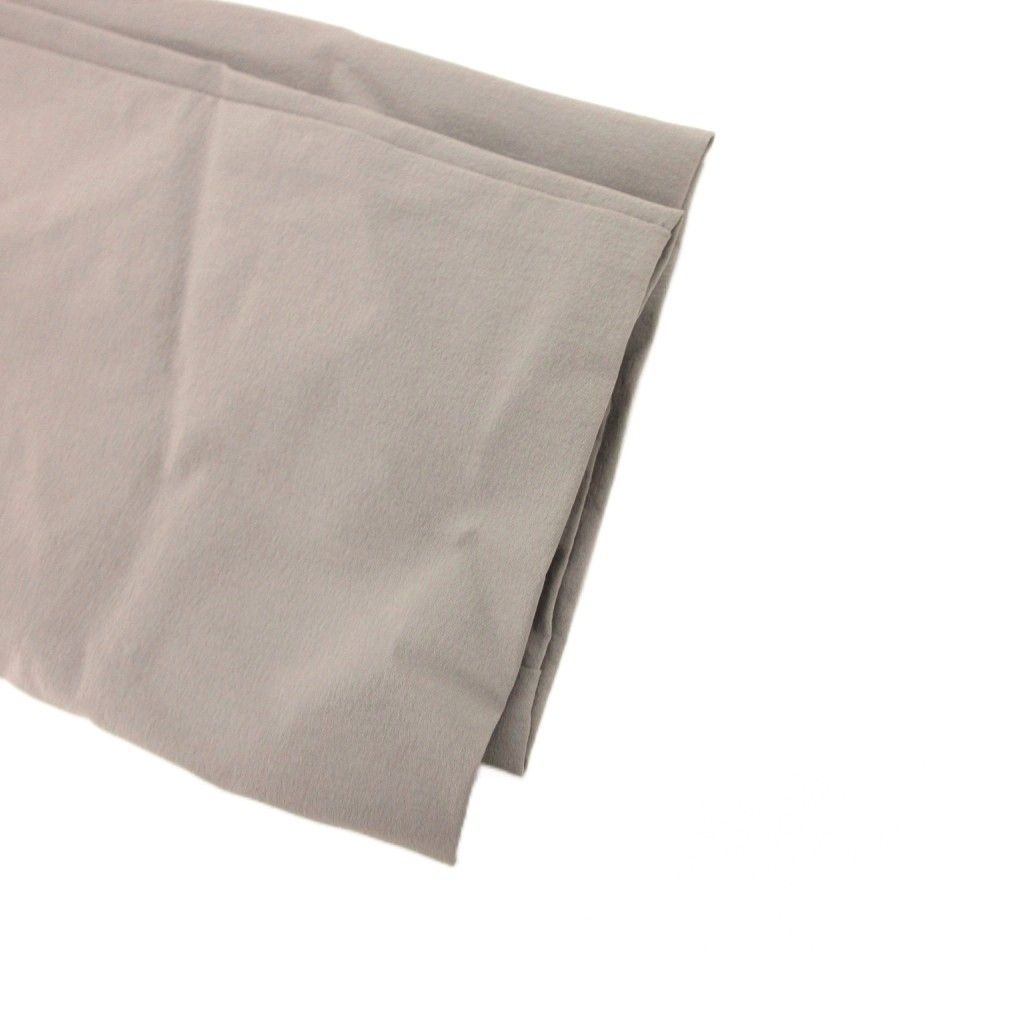 ヨリ yori サブリナパンツ クロップド スラックス イージー 36 グレー  