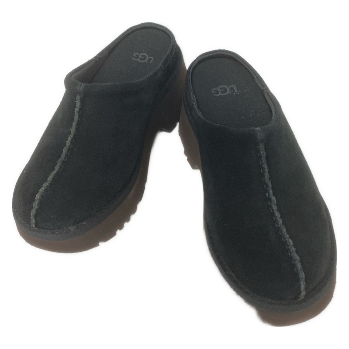 UGG(アグ) サンダル 24 レディース ニュー ハイツ クロッグ 1152731 黒