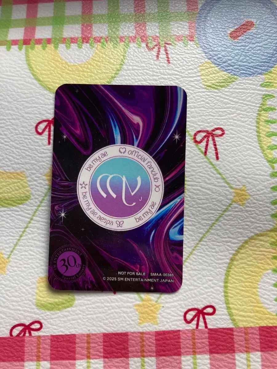 SM ENTERTAINMENT 30周年記念　E賞　ウィンター　トレカ SM ENTERTAINMENT 30周年 E賞 トレカ ウィンター aespa aespa sm 30