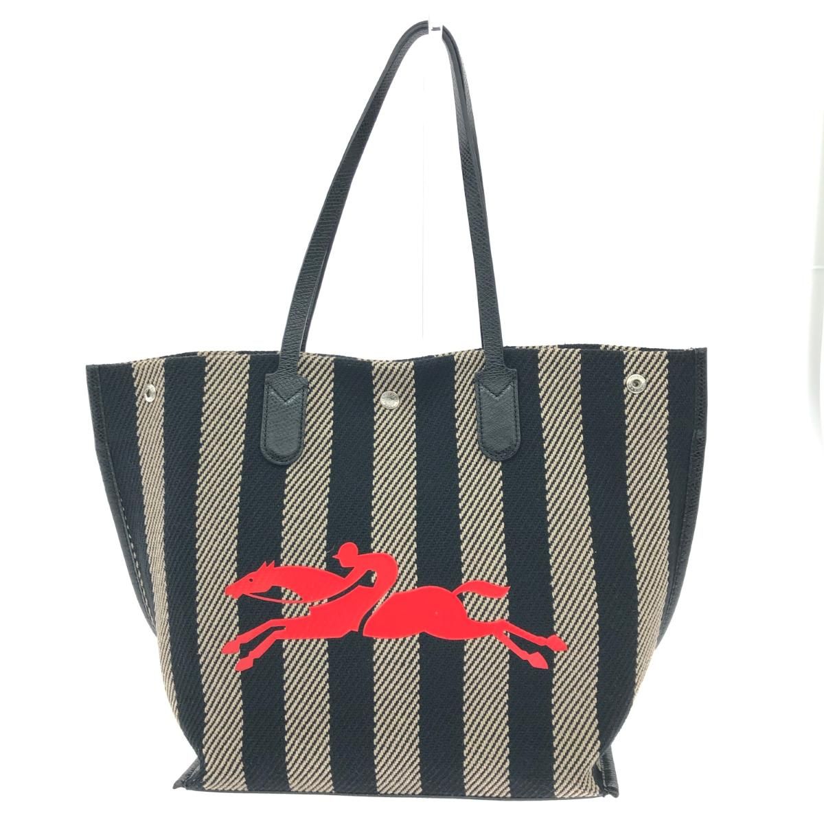 LONGCHAMP ロンシャン トートバッグ/ロゾエッセンシャル ブラック 