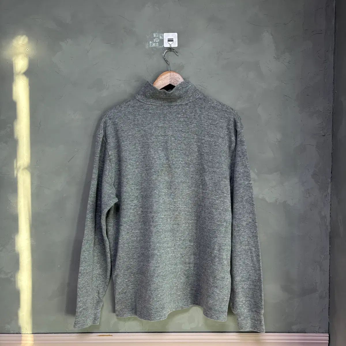 ポロ ラルフローレン ニット ハーフジップ グレー - メルカリ