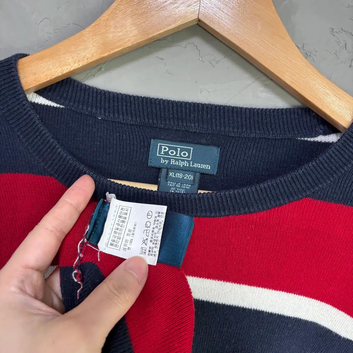 ラルフローレン RALPH Lauren ストライプ POLO ポロ LAUREN ベア 
