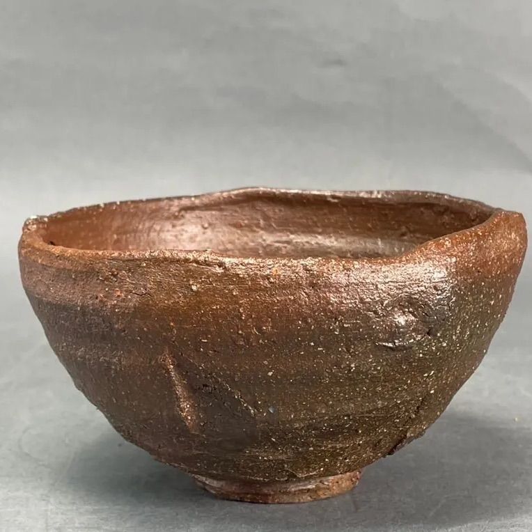 茶道具 古い茶碗 時代物 幽玄】黒岩達大 茶盌 共箱 茶道具 茶碗 抹茶碗 - メルカリ