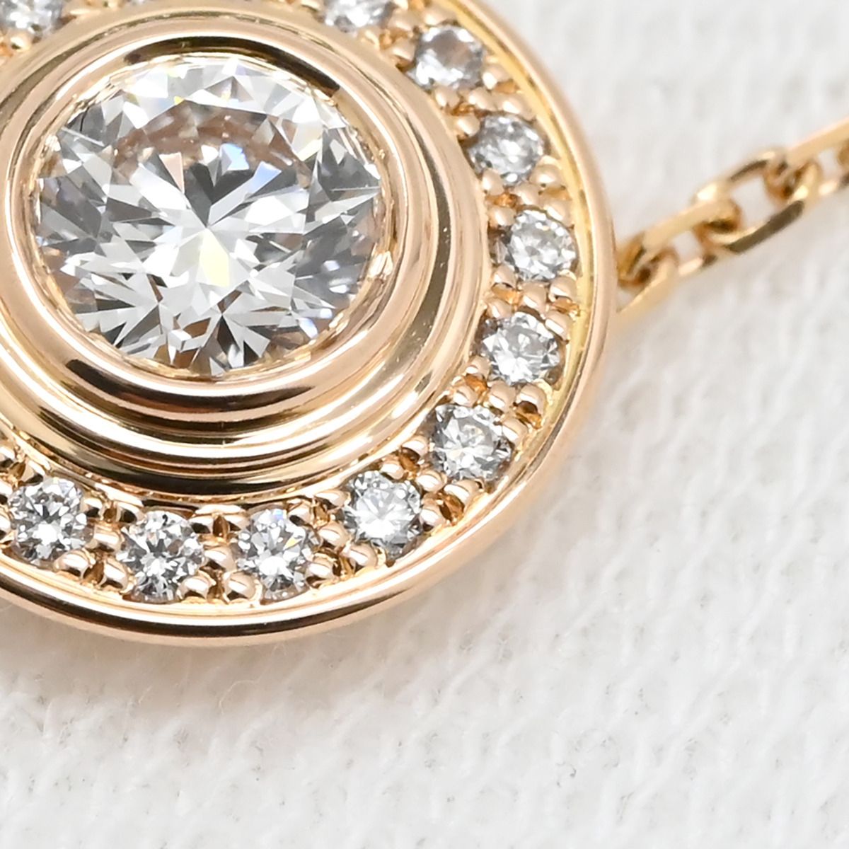 カルティエ Cartier ネックレス ダムール ピンクゴールド ダイヤモンド 