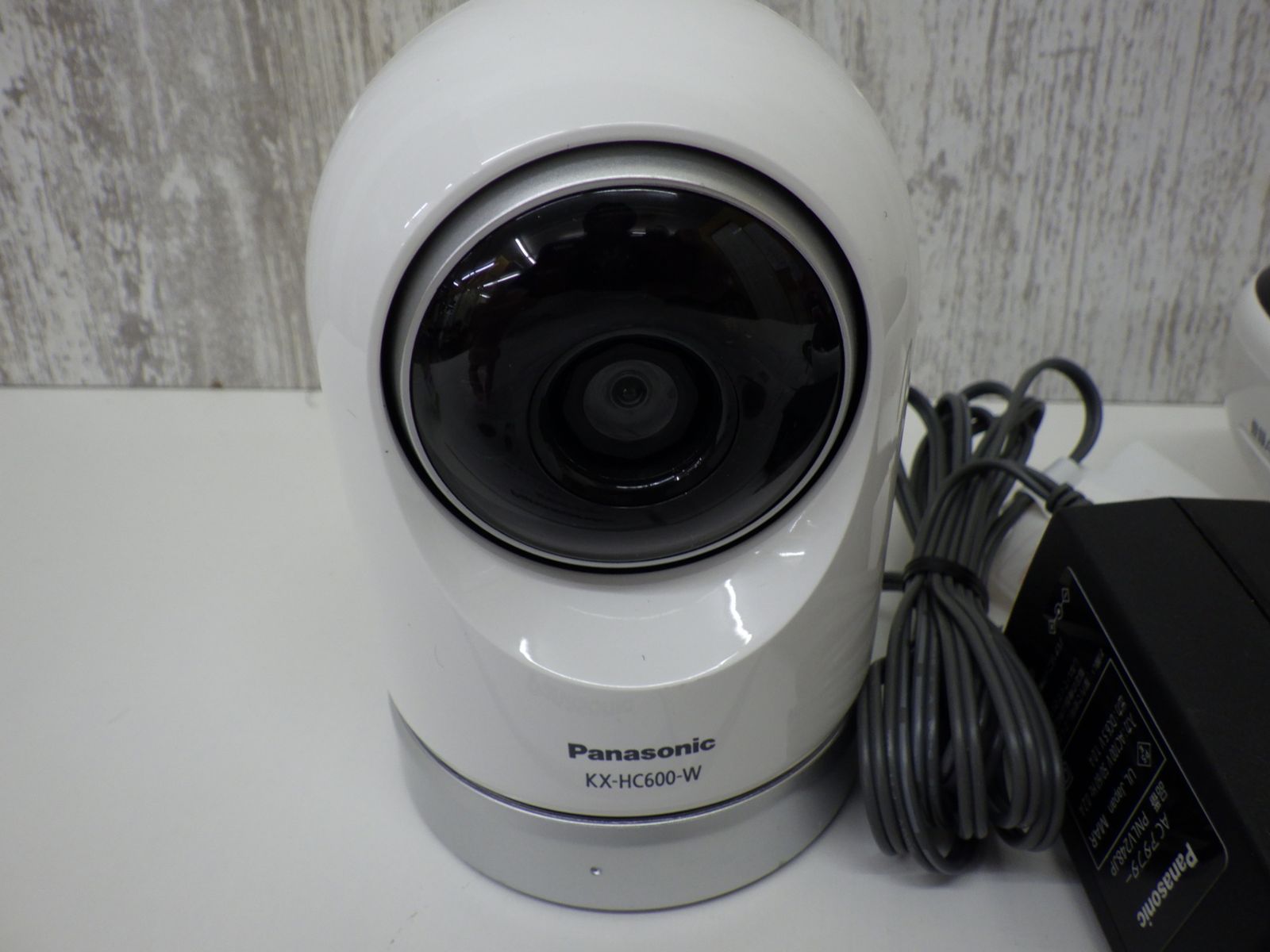 パナソニック 屋内 スイングカメラキット KX-HC600K-W ホームユニット