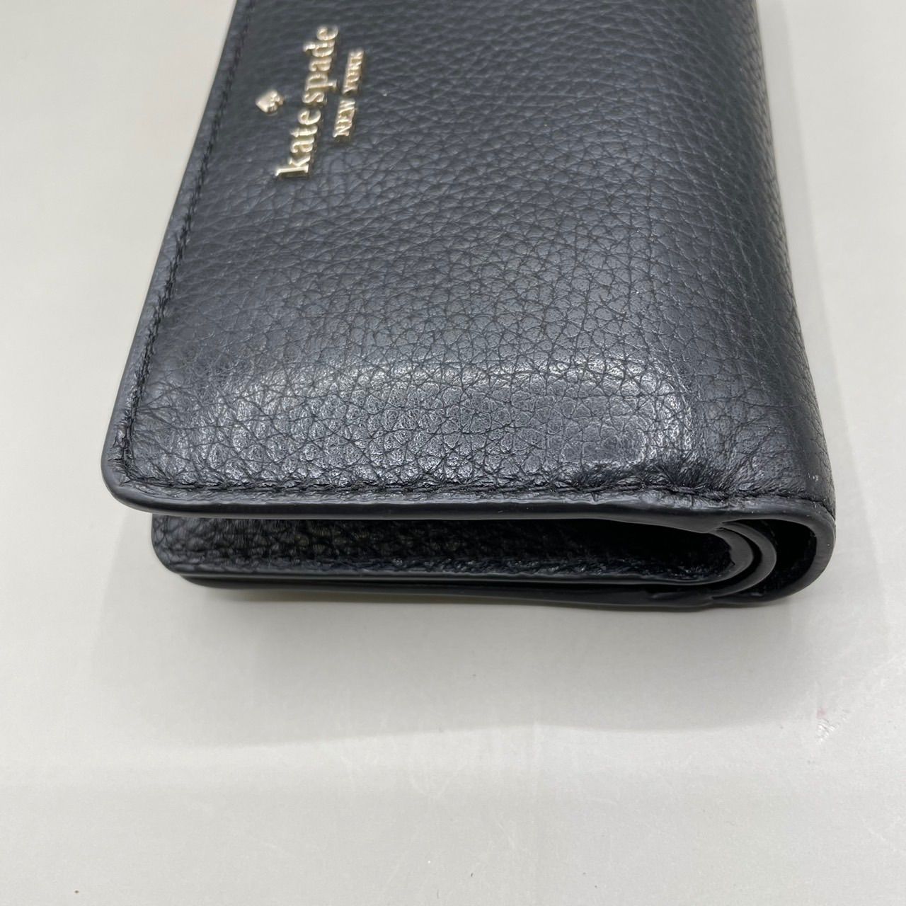 未使用級 kate spade new york ケイトスペード 二つ折り財布 ミニ 