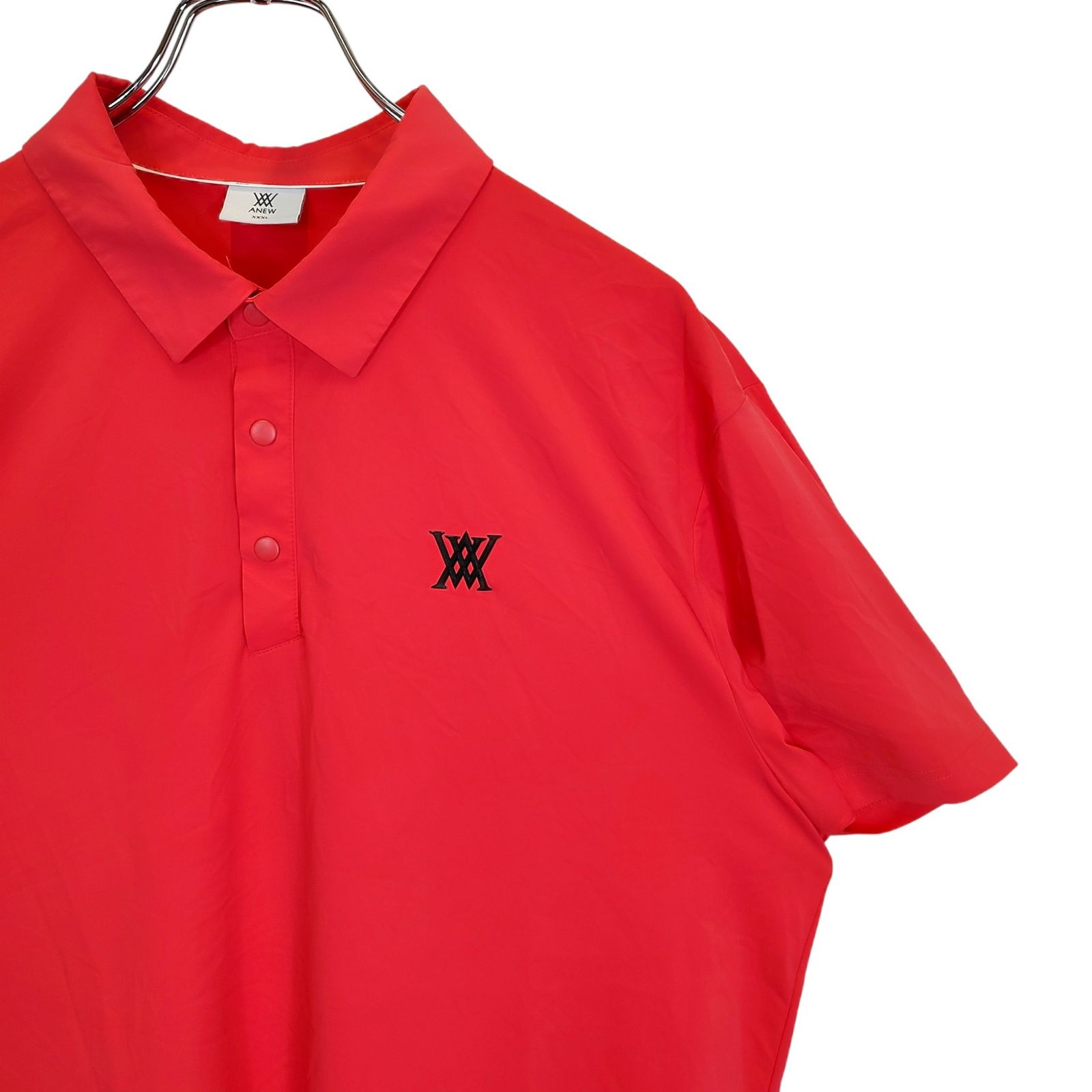 ANEW GOLF アニュー ゴルフ Signature Logo Short 半袖 ポロシャツ