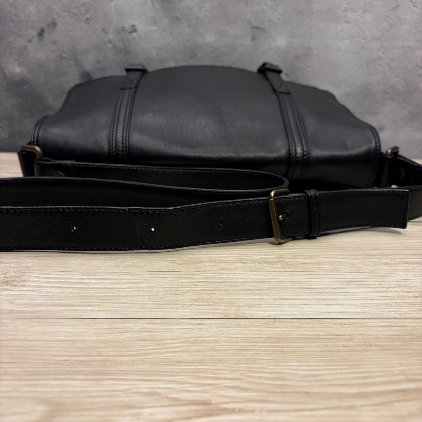 agnès b. アニエスベー CU01 SAC ショルダーバッグ 現行 レザー 