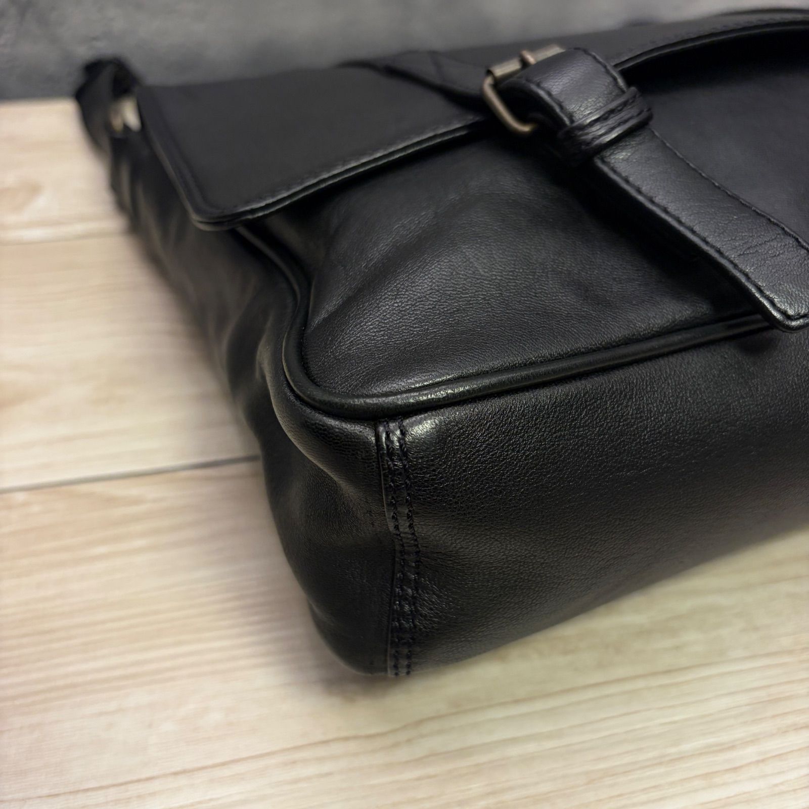 agnès b. アニエスベー CU01 SAC ショルダーバッグ 現行 レザー