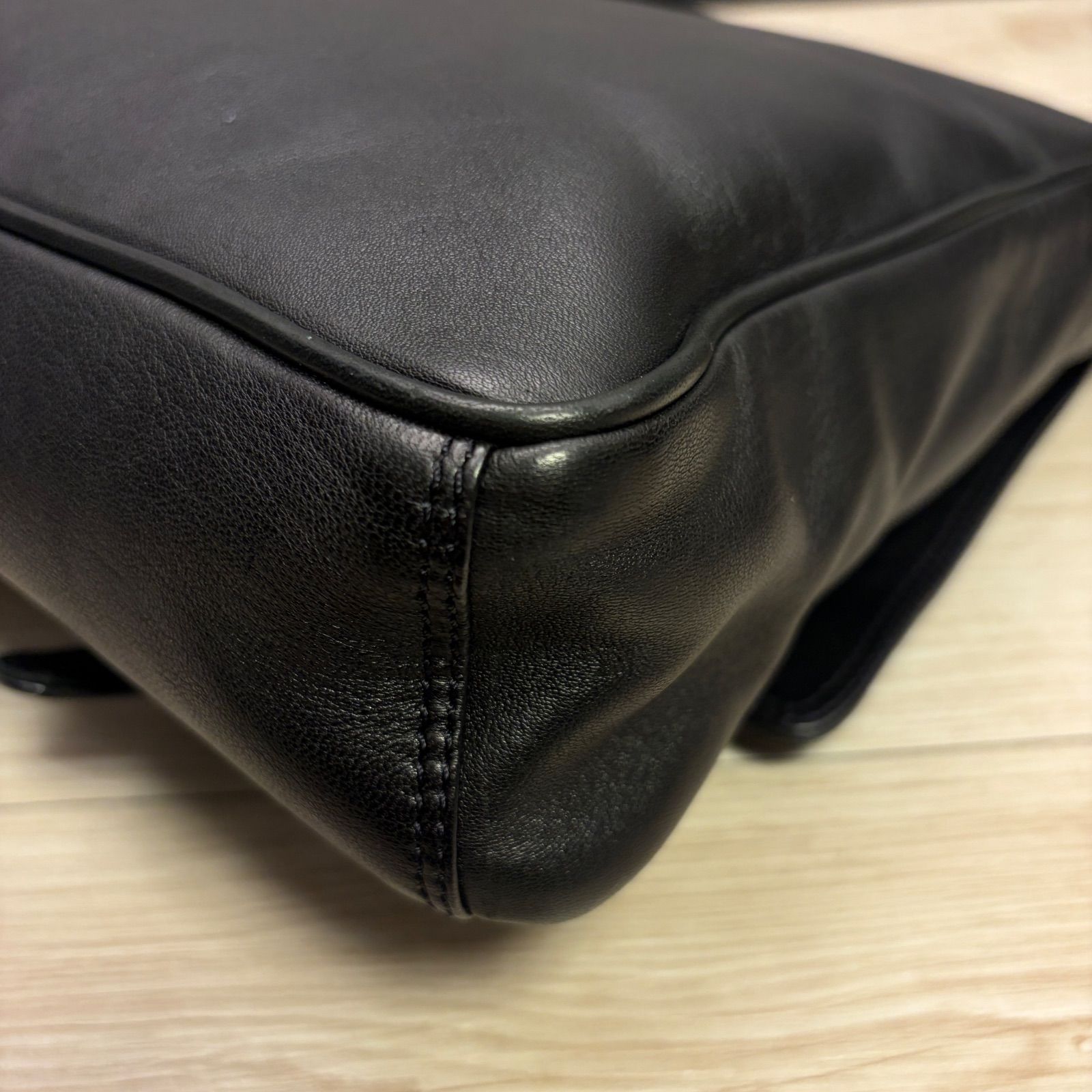 agnès b. アニエスベー CU01 SAC ショルダーバッグ 現行 レザー 
