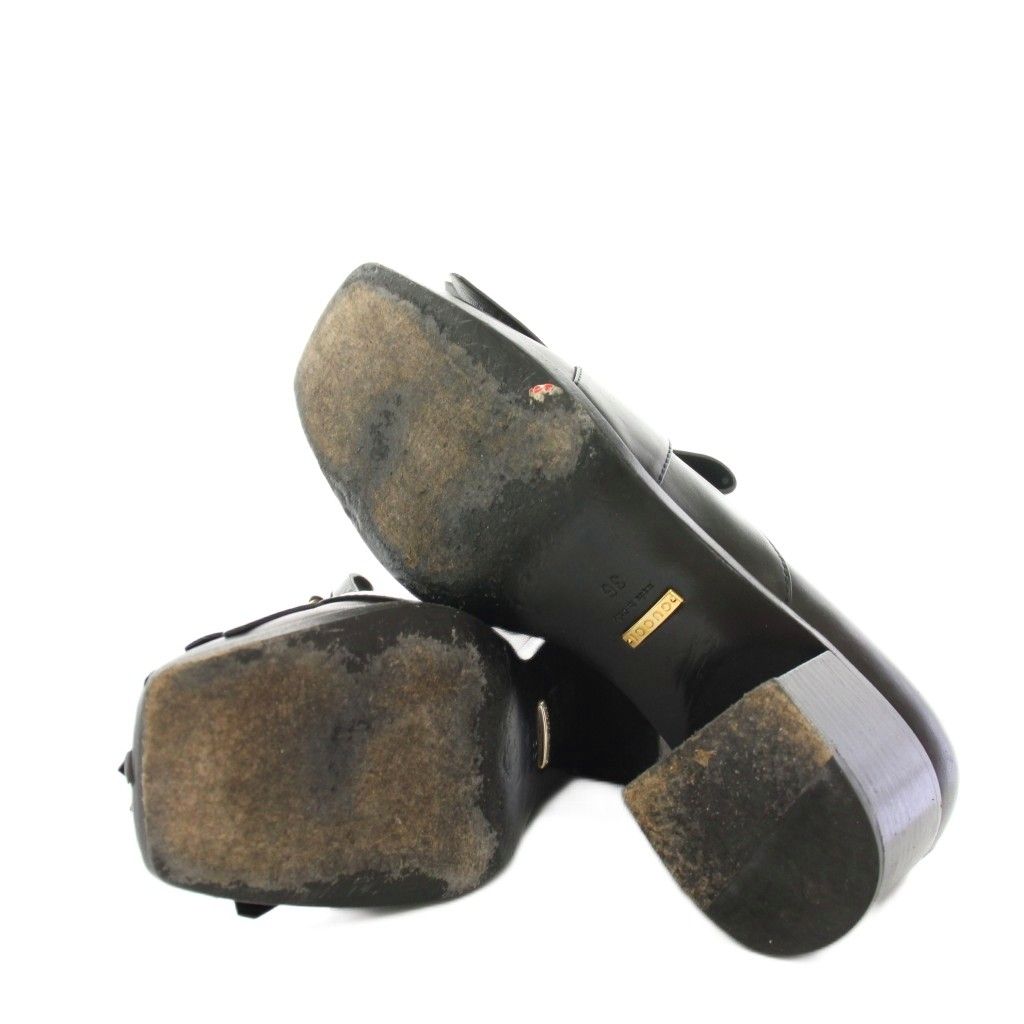 グッチ GUCCI パンプス ホースビットローファー スクエアトゥ チャン