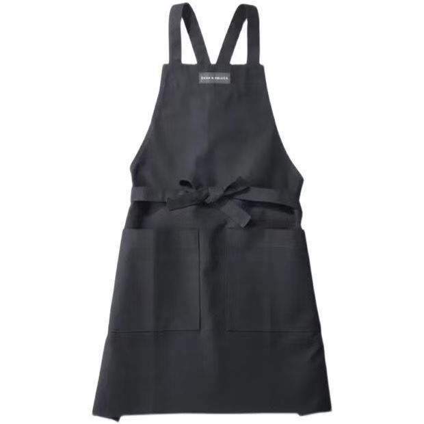 DEAN&DELUCA♪ 人気ユニセックス フルエプロン ブラック キッチン