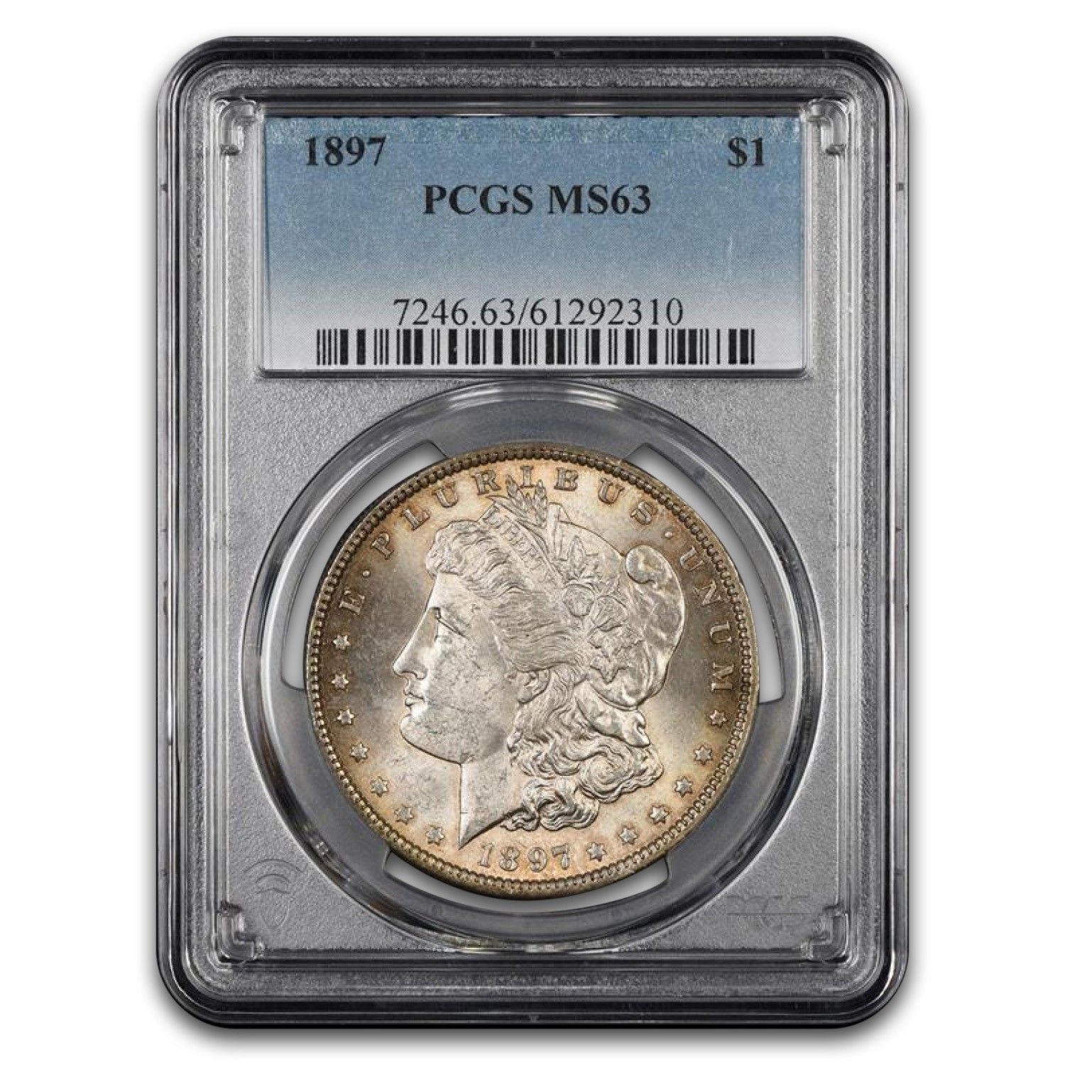 1897年モルガン・ダラー MS-63 PCGS (Td) - メルカリ