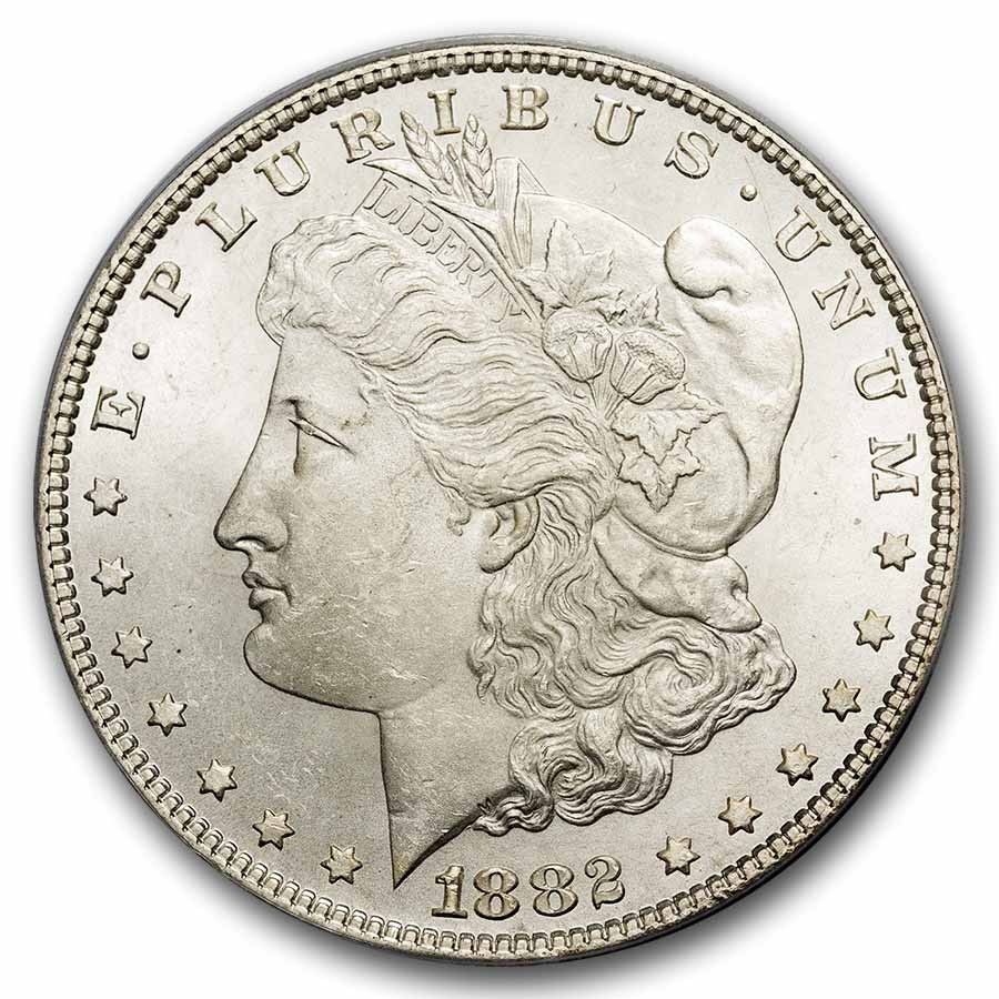 1882年 モルガン・ダラー MS-64+ PCGS - メルカリ