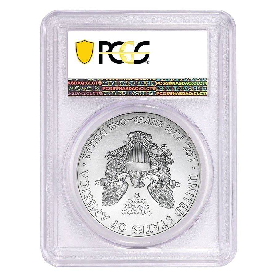 2020年 (P) アメリカン シルバー イーグル MS-70 PCGS (FDI、フィラ