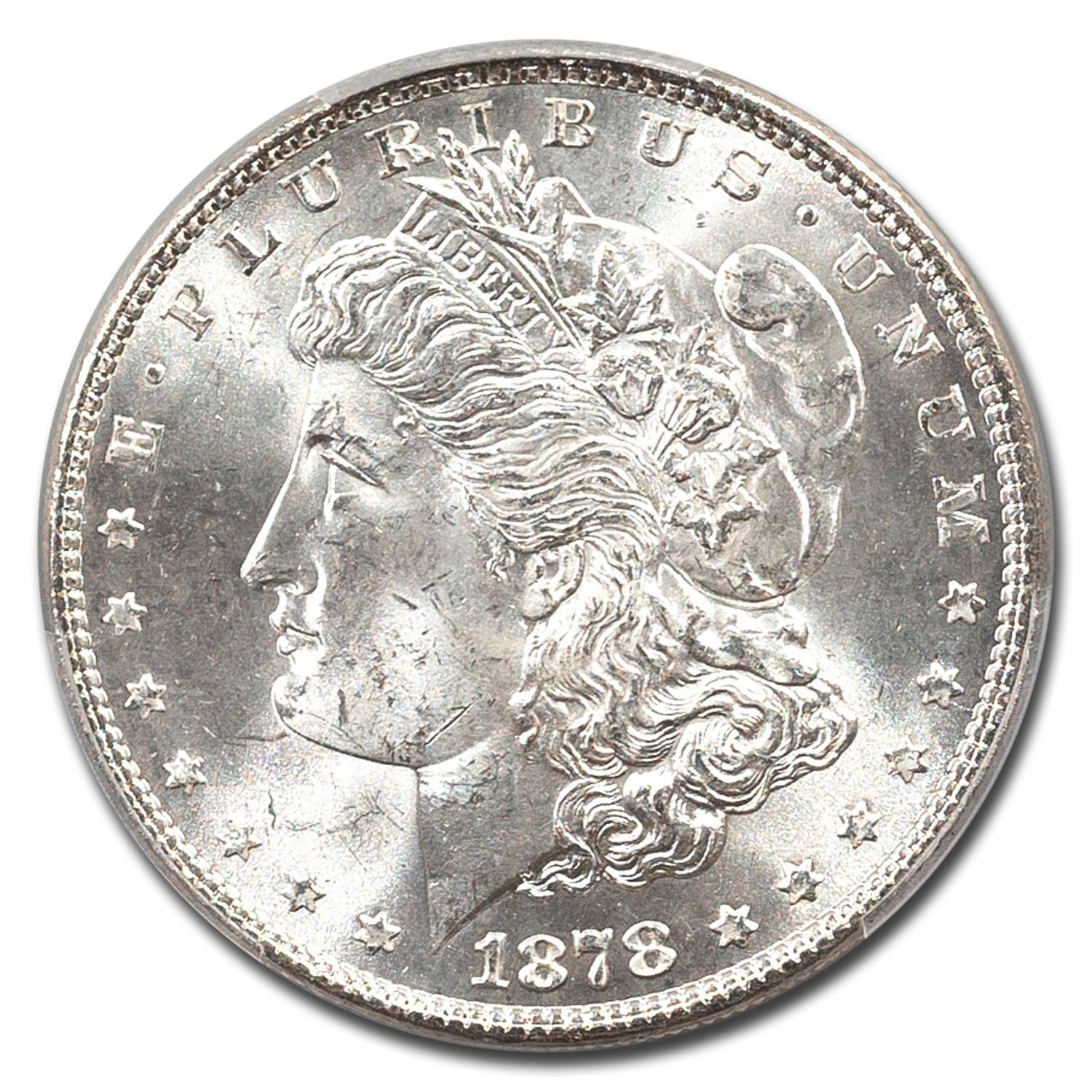 1878年 モルガン・ダラー 7TF Rev.78 MS-64 PCGS - メルカリ
