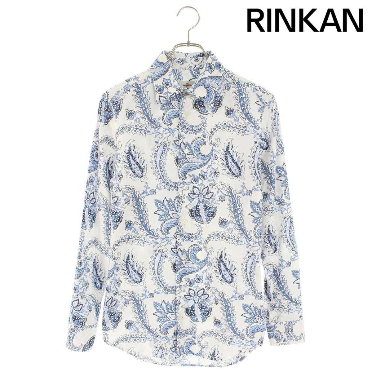 エトロ 231-11451-4721 ペイズリー総柄長袖シャツ メンズ 37 - メルカリ