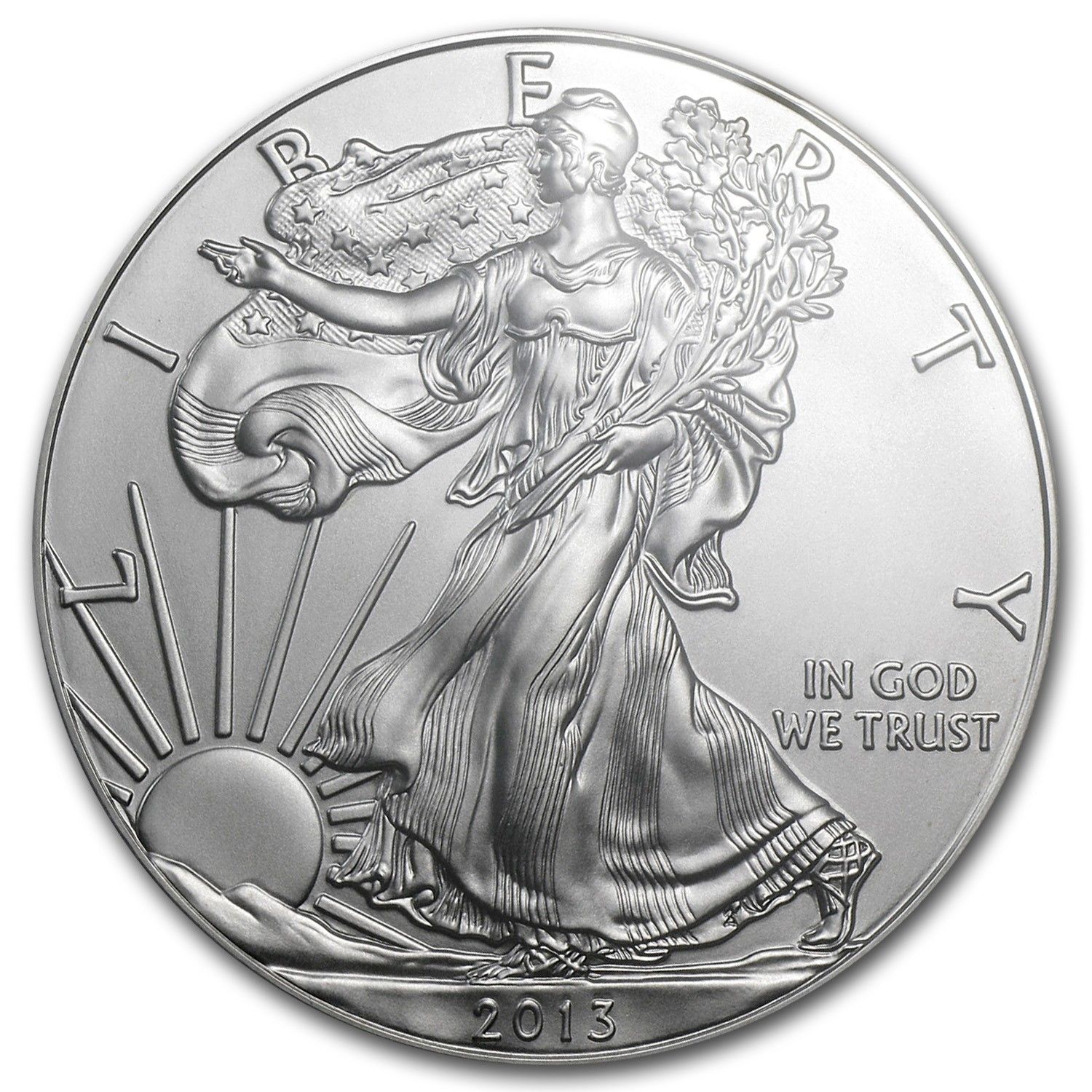 2013-W バーニッシュド アメリカン シルバー イーグル SP/MS-70 PCGS