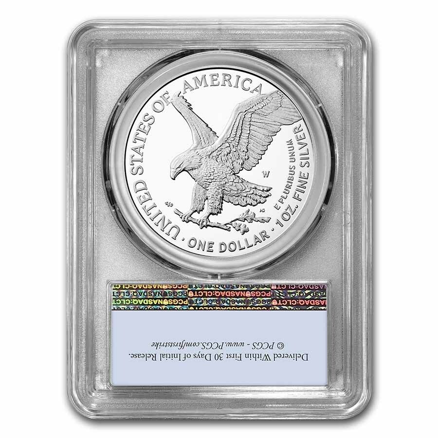 2021年 アメリカン・シルバー・イーグル（タイプ1） MS-70 PCGS 2021 アメリカン シルバー イーグル タイプ 1 初日発行 PCGS MS 70 $1