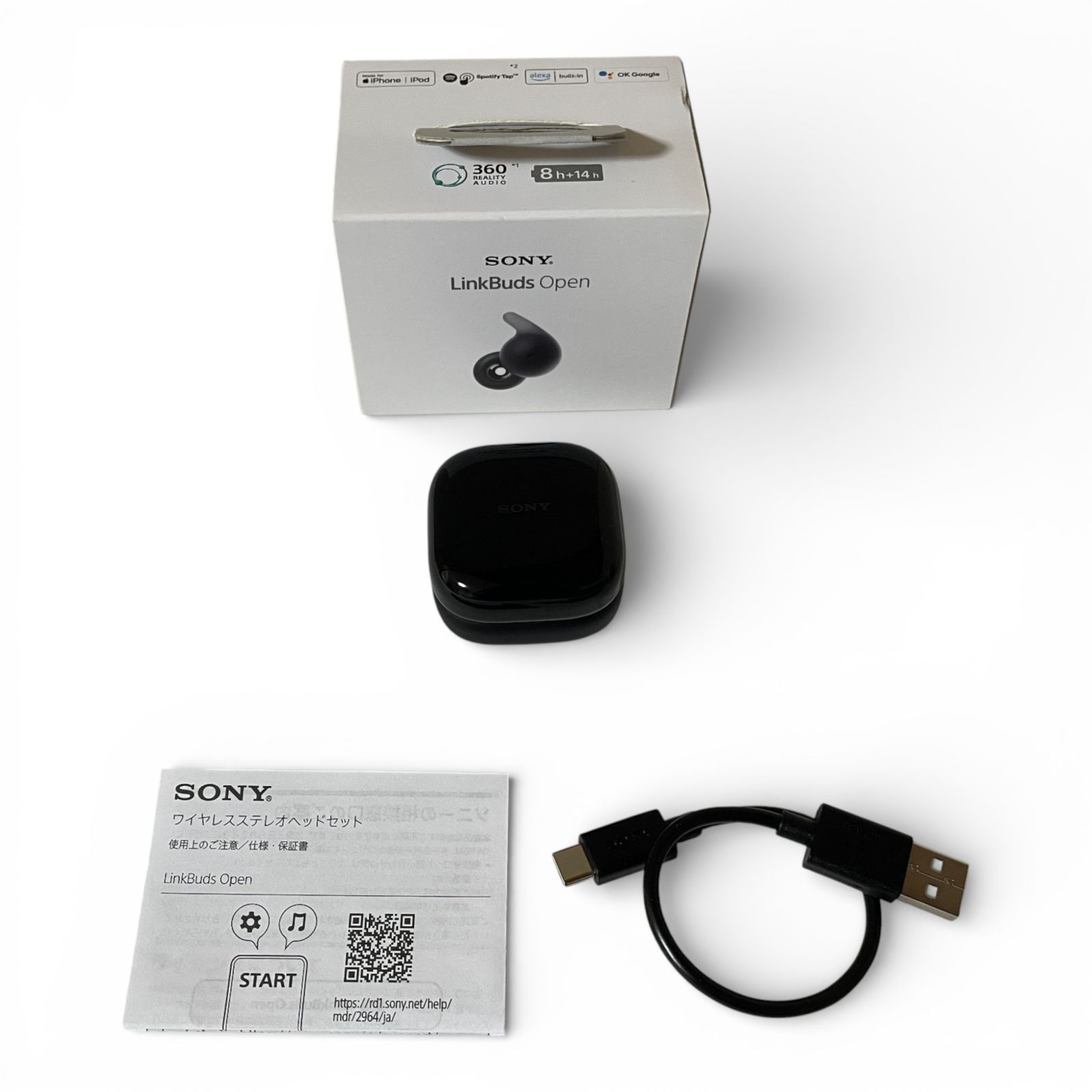 △ ソニー SONY オープンイヤー LinkBudsOpen Bluetooth ワイヤレス