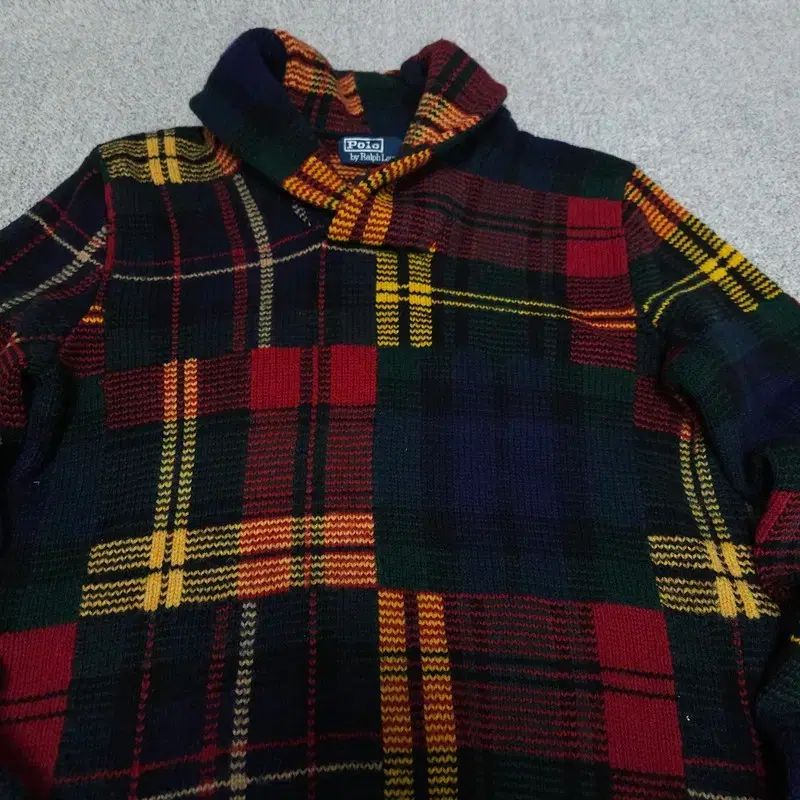 L ポロラルフローレン ニット CHECK - メルカリ
