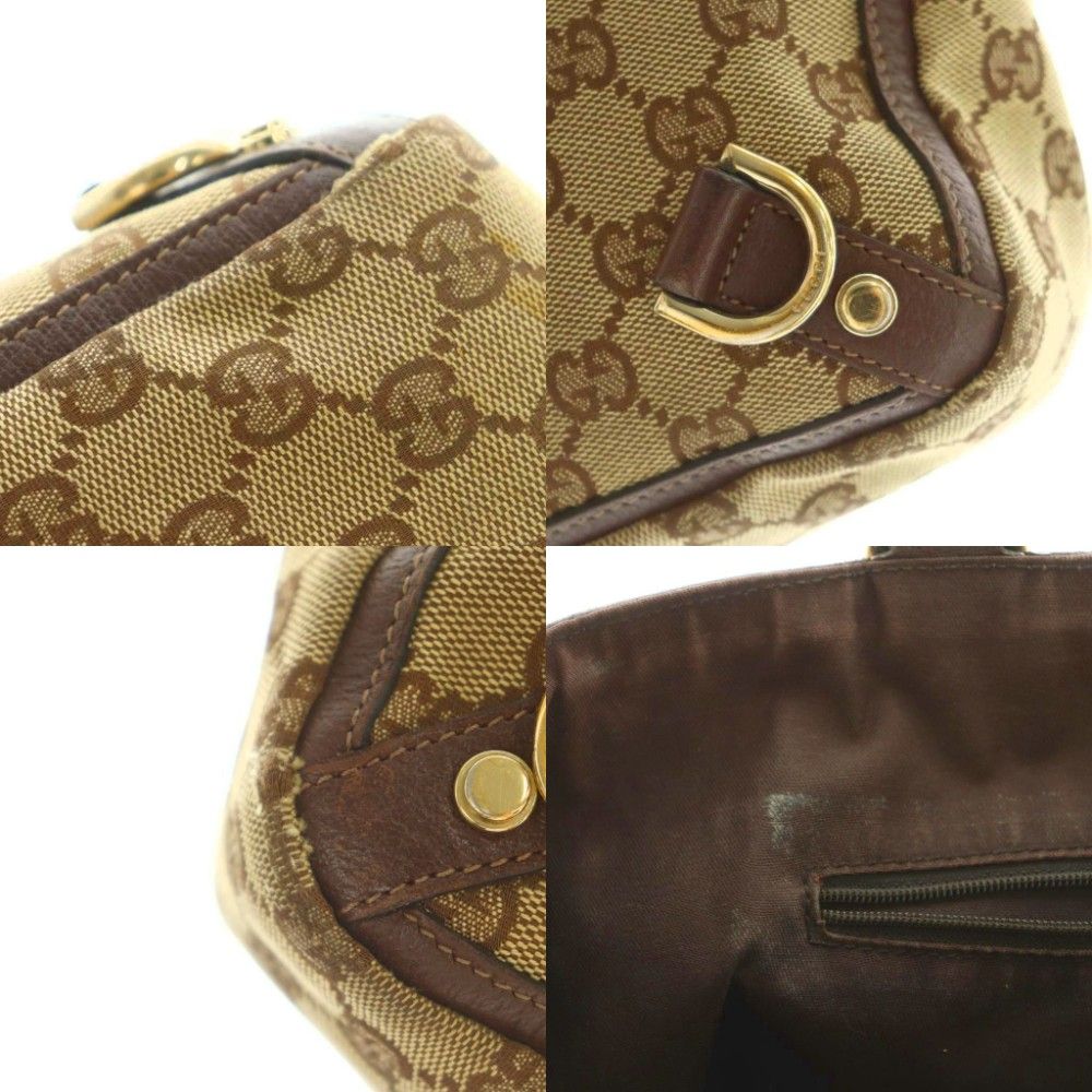 モノグラム gucciハンドバッグ GUCCI - やや使用感あり Gucci グッチ