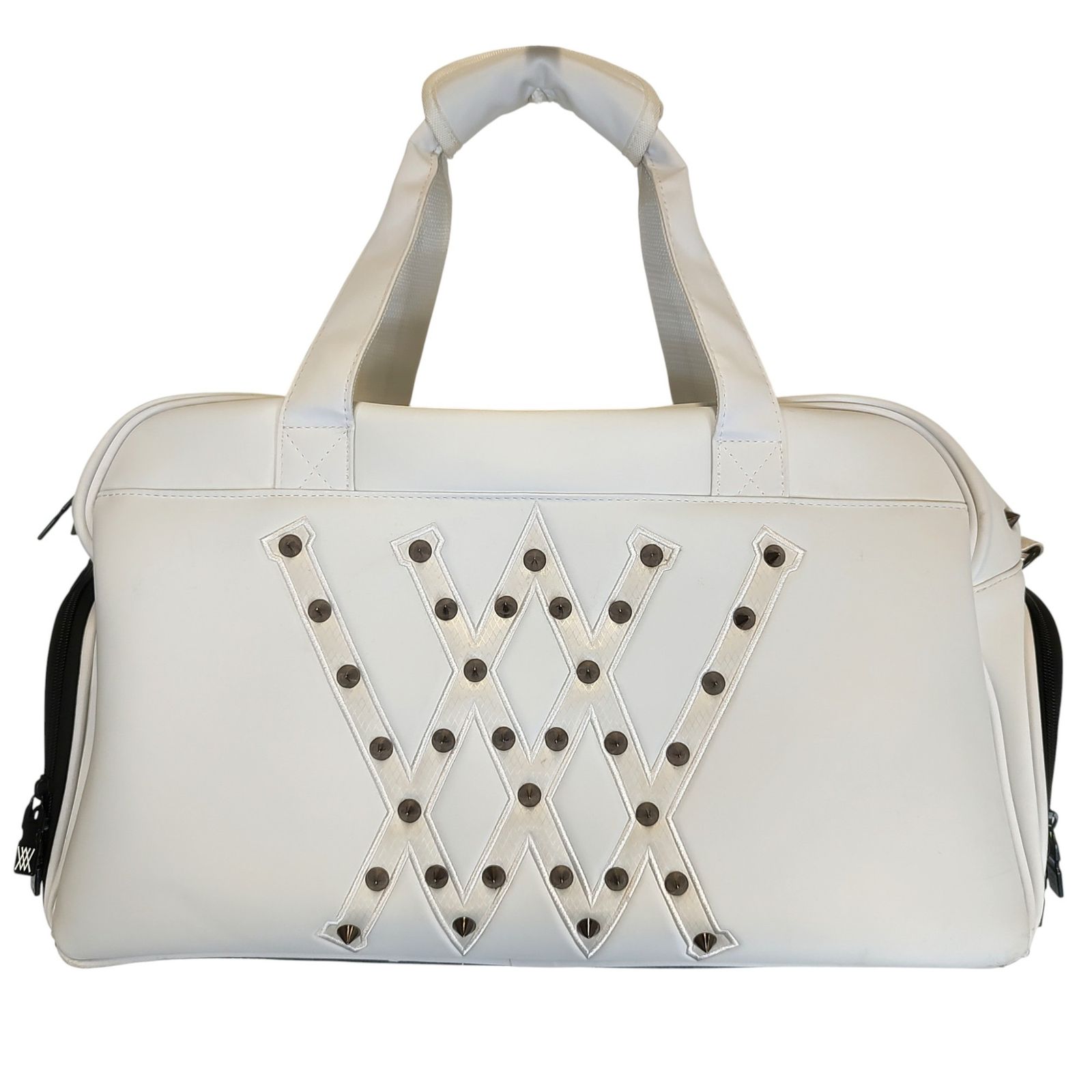 ANEW GOLF アニュー ゴルフ ボストンバッグ F ホワイト/シルバー