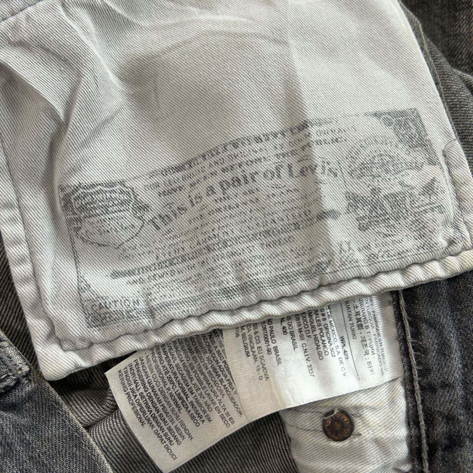 Levi's 501 Gray Denim Jeans リーバイス グレーデニム ジーンズ
