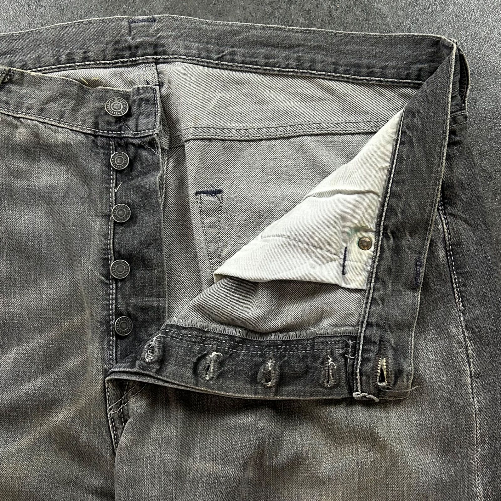 Levi's 501 Gray Denim Jeans リーバイス グレーデニム ジーンズ