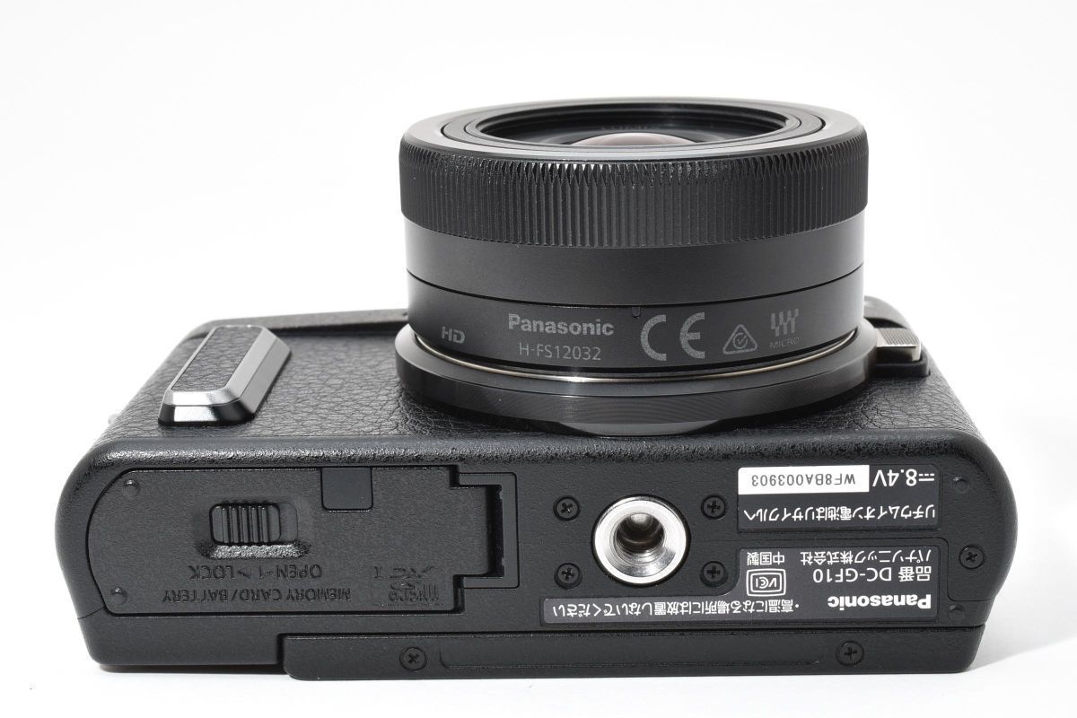 ショット数2937回 美品 Panasonic LUMIX DC-GF10 ブラック + G VARIO