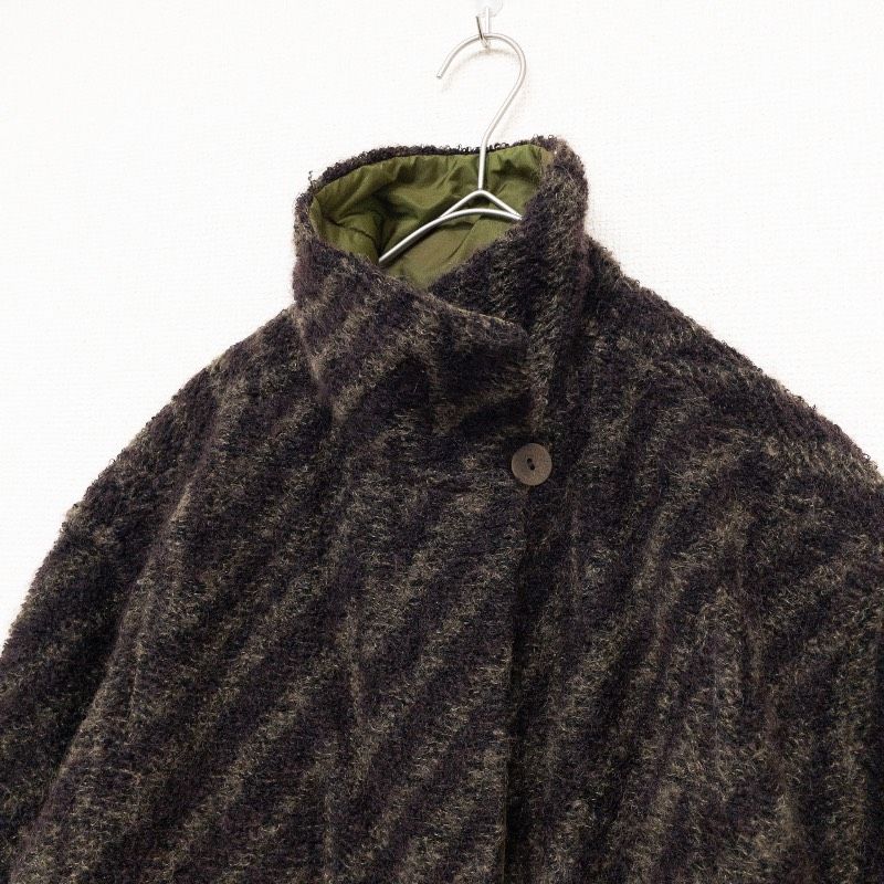 MISSONI ミッソーニ ロングコート リバーシブル モヘヤ ウール