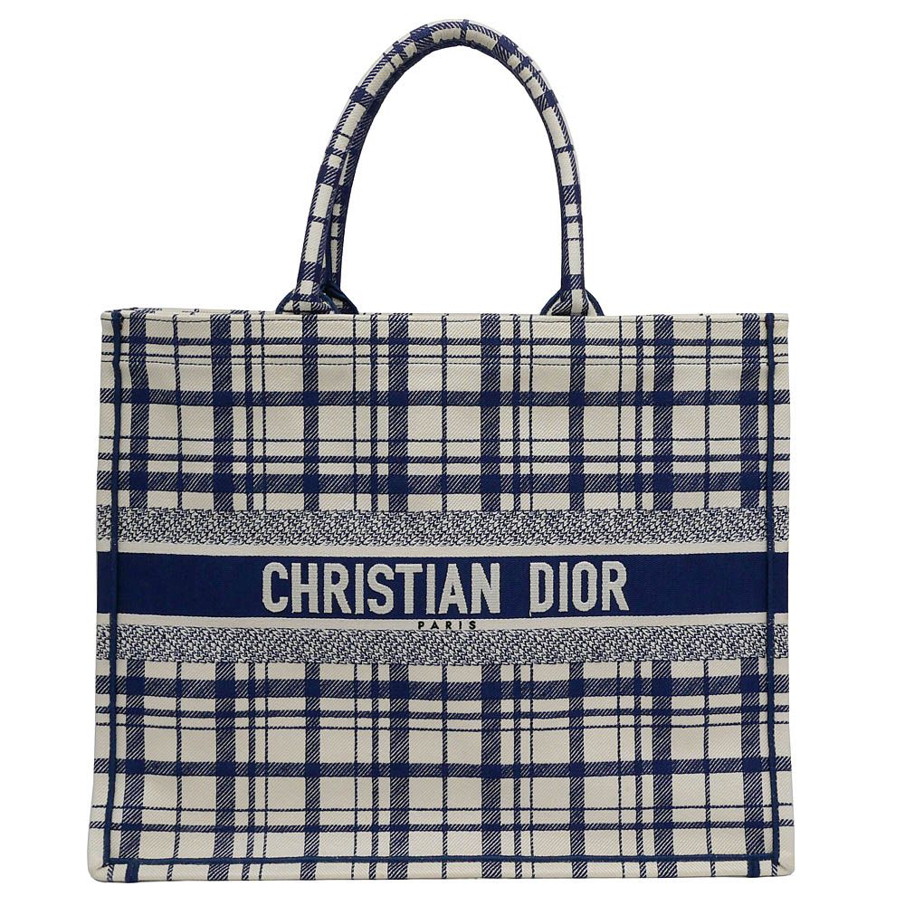 名東】ディオール バッグ ブックトート Book Tote ラージサイズ