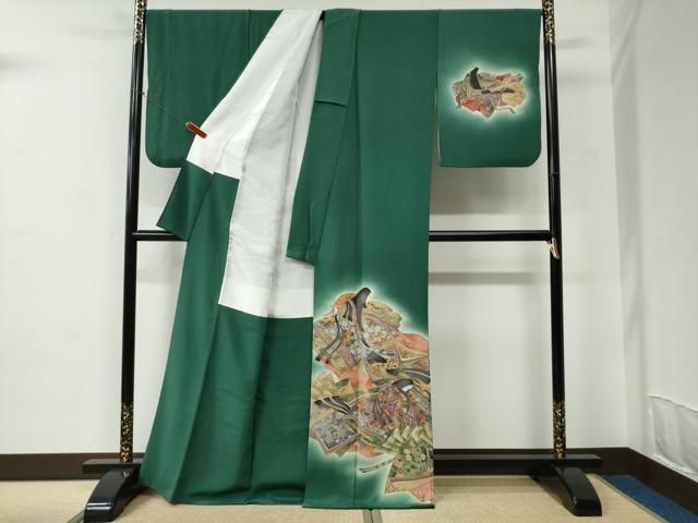 平和屋着物○友禅師・京の名工・伝統工芸士・樽本伊勢蔵 訪問着 十二単