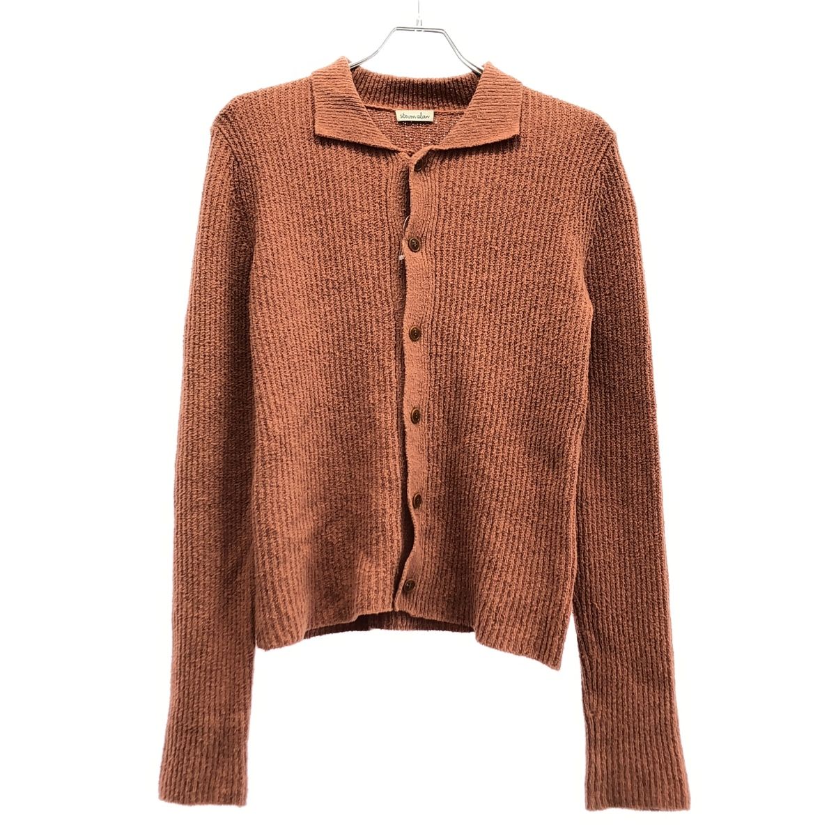 Steven Alan スティーブンアラン 23SS BOUCLE KNIT SHIRT CARDIGAN 