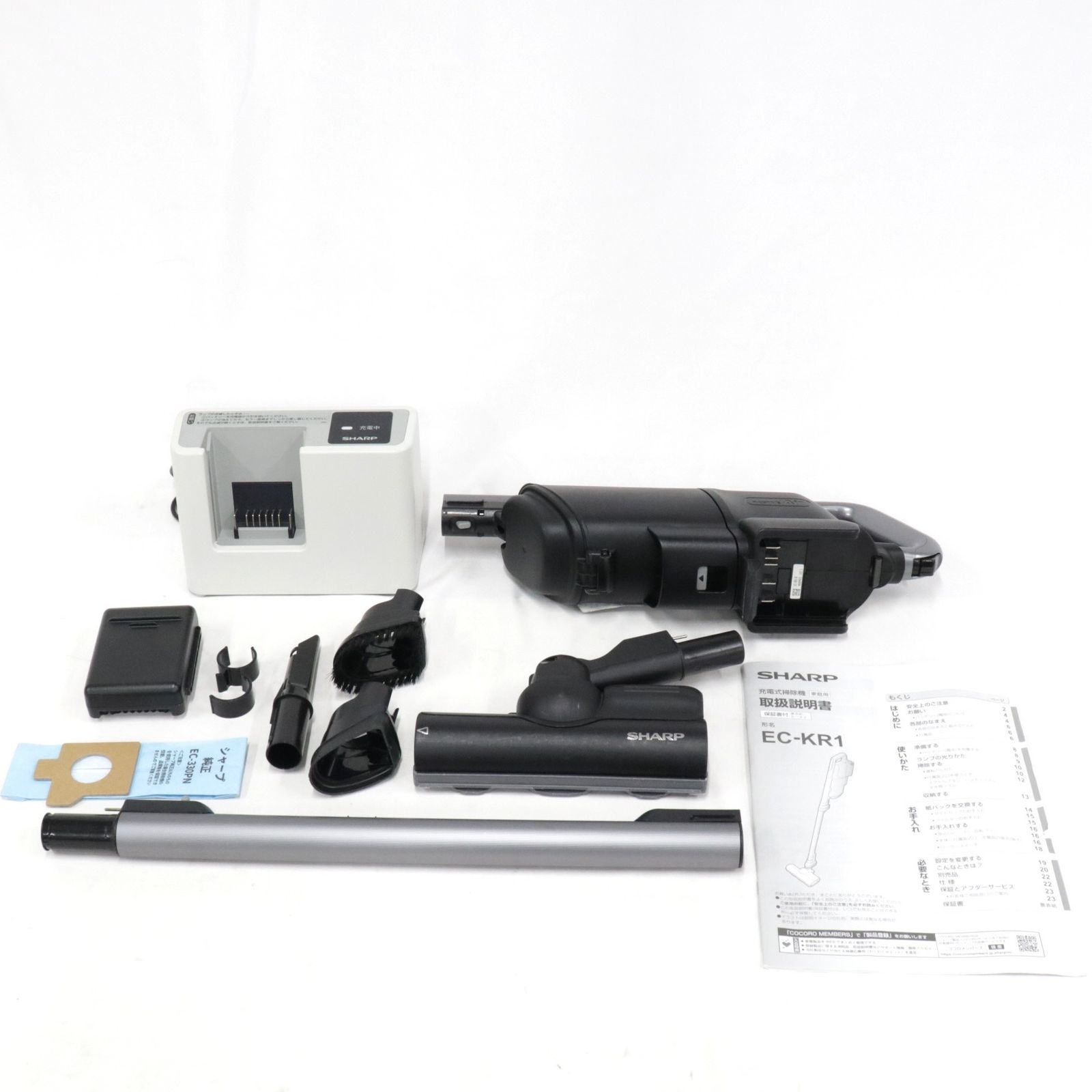 中古 シャープ RACTIVE Air コードレススティッククリーナー掃除機 EC 