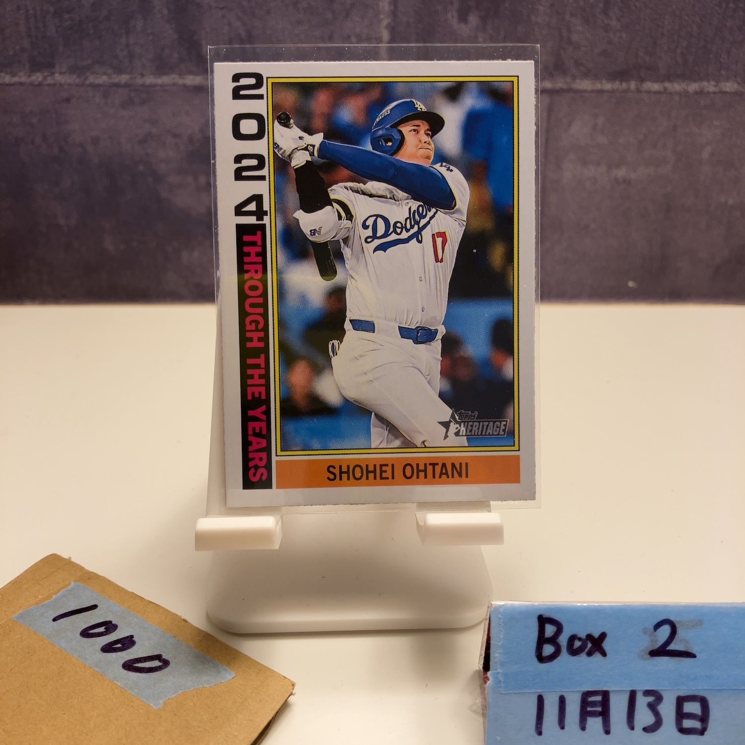 2023 2024 Topps Heritage 大谷翔平 TOPPS HERITAGE 大谷翔平 25シリ